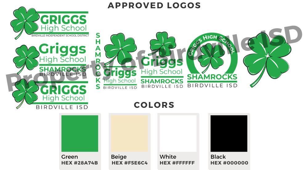 Birdville ISD logos and approved colors. Contact district for logos and details. 